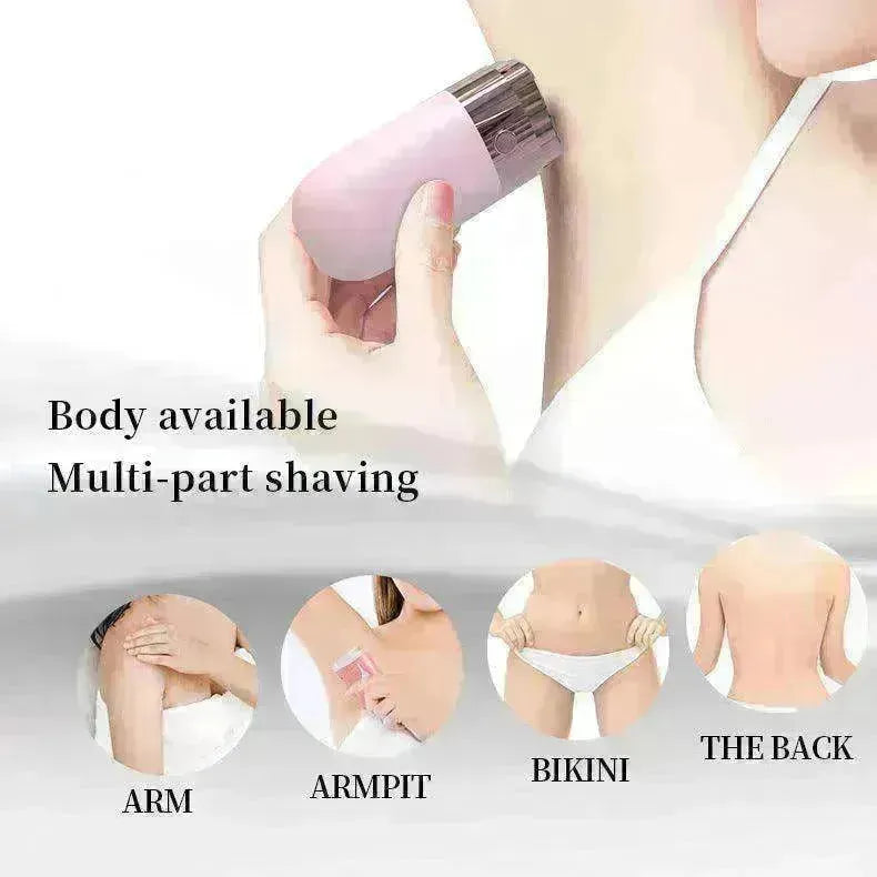 Women's Electric USB Charging & dry battery Double blade body Shaver - EX-STOCK CANADA
