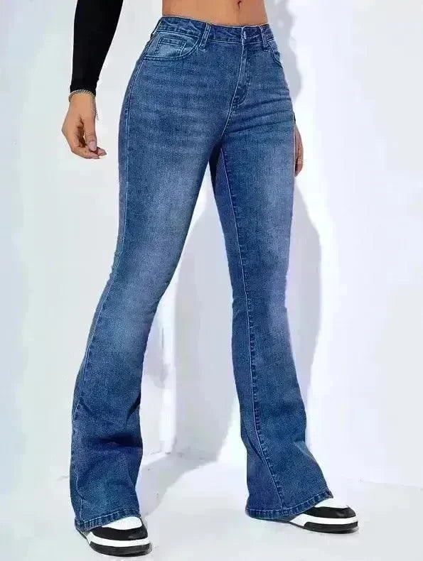 Women's Fashion Casual High Waist Slim-fit Stretch Trousers - EX-STOCK CANADA