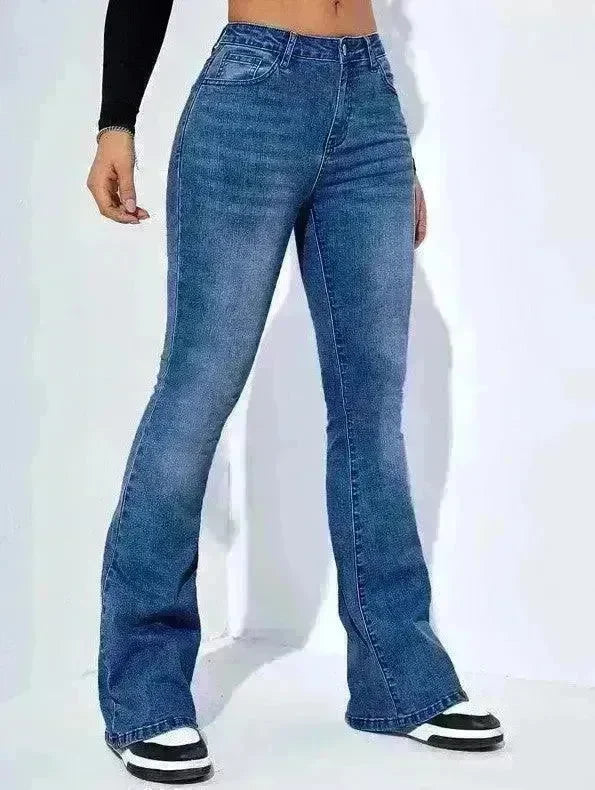 Women's Fashion Casual High Waist Slim-fit Stretch Trousers - EX-STOCK CANADA