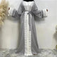 Women's Fashion Patchwork Lace Arab Robe - EX-STOCK CANADA