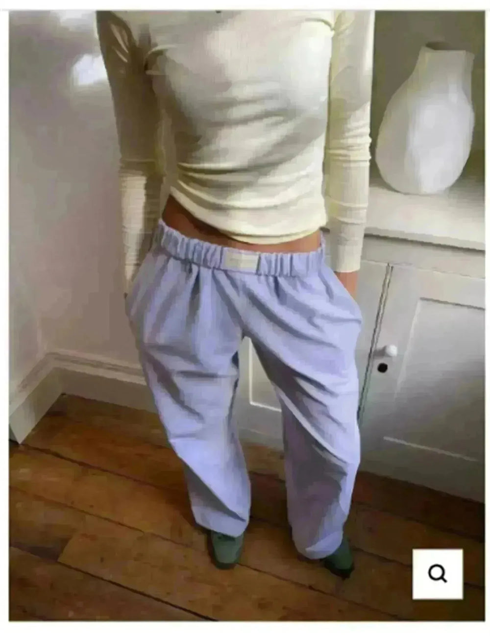 Women's Fashionable Loose High Waist Trousers - EX-STOCK CANADA