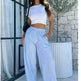 Women's Fashionable Loose High Waist Trousers - EX-STOCK CANADA