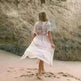 Women's Flowers Printed Dress Bohemian Irregular Beach Clothes - EX-STOCK CANADA