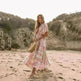 Women's Flowers Printed Dress Bohemian Irregular Beach Clothes - EX-STOCK CANADA