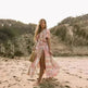 Women's Flowers Printed Dress Bohemian Irregular Beach Clothes - EX-STOCK CANADA
