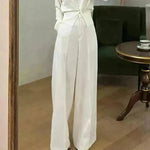 Women's Hanging Wide Leg Mopping Casual Pants - EX-STOCK CANADA