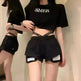 Women's High Waist Running Athletic Gym Hot Pants - EX-STOCK CANADA
