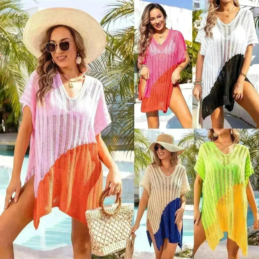 Women's Hollow Bikini Beach Cover-up - EX-STOCK CANADA