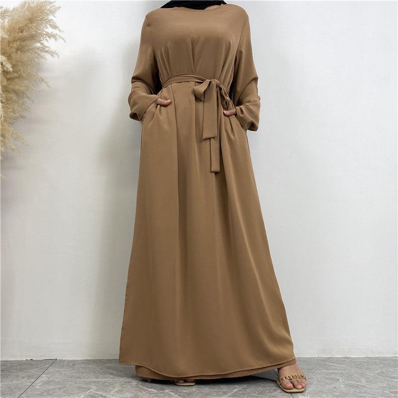 Women's Lace Up Pocket Arab Dress - EX-STOCK CANADA