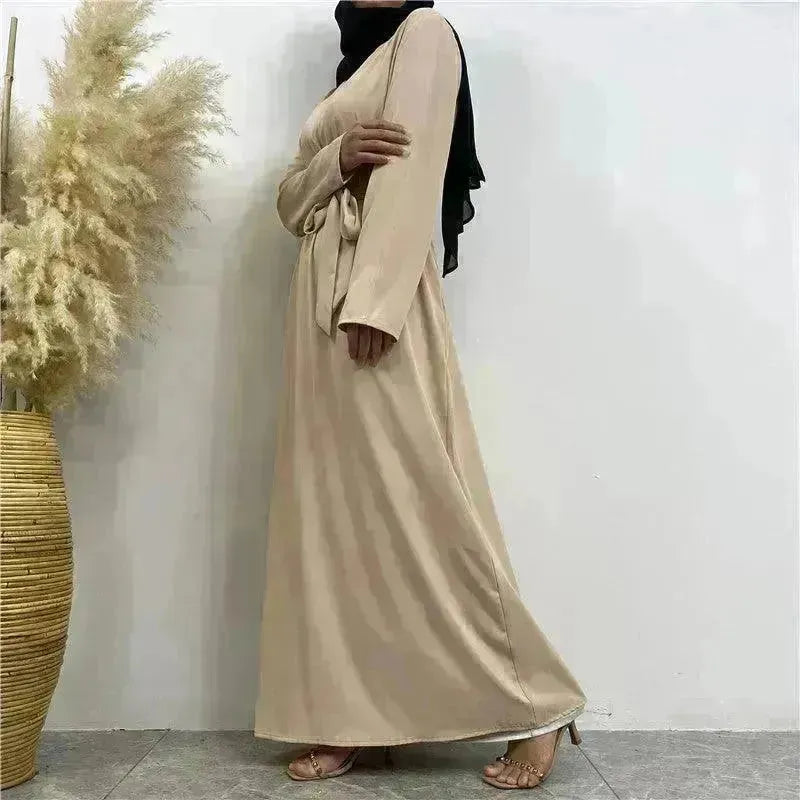 Women's Lace Up Pocket Arab Dress - EX-STOCK CANADA