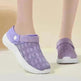 Women's Mesh Sandals Summer Breathable Lazy Slippers One-step Round Toe Half-slip Beach Slippers . - EX-STOCK CANADA