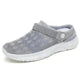Women's Mesh Sandals Summer Breathable Lazy Slippers One-step Round Toe Half-slip Beach Slippers . - EX-STOCK CANADA