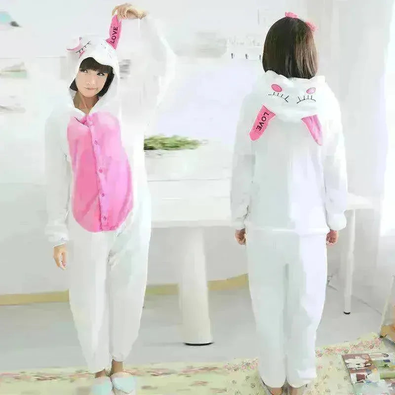 Women's One-piece Cartoon Animal Pajamas - EX-STOCK CANADA