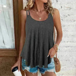 Women's Printed Knitted Vest Top - EX-STOCK CANADA