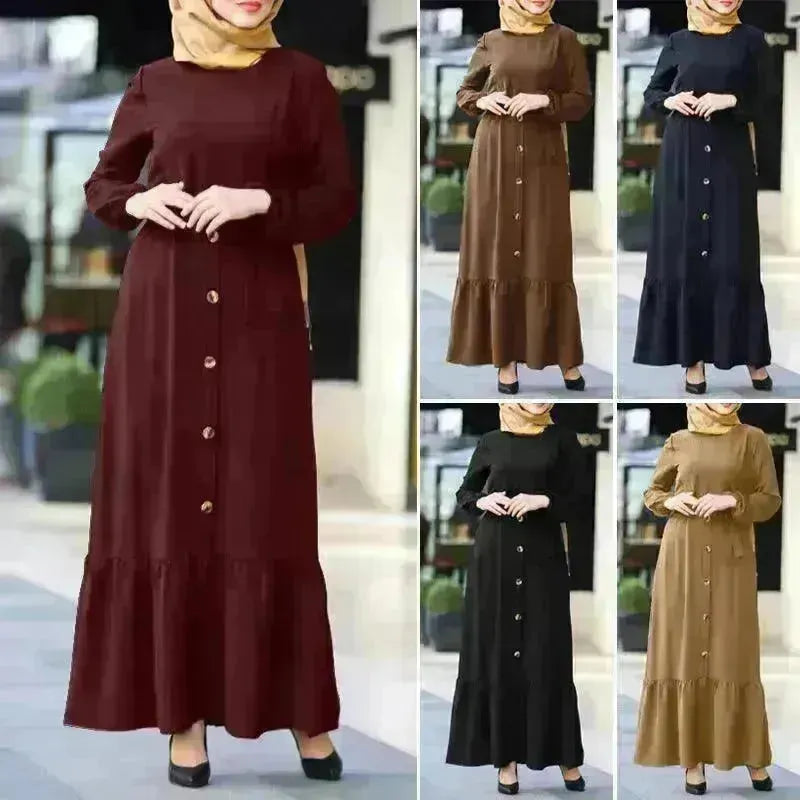 Women's Pullover Round Neck Arab Dress - EX-STOCK CANADA