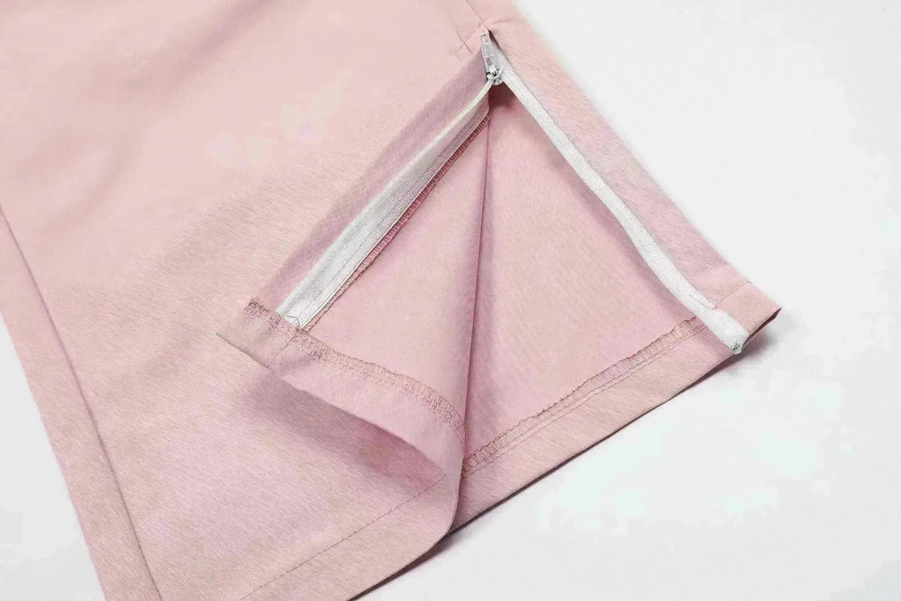 Women's Retro Pleated Pink Overalls - EX-STOCK CANADA