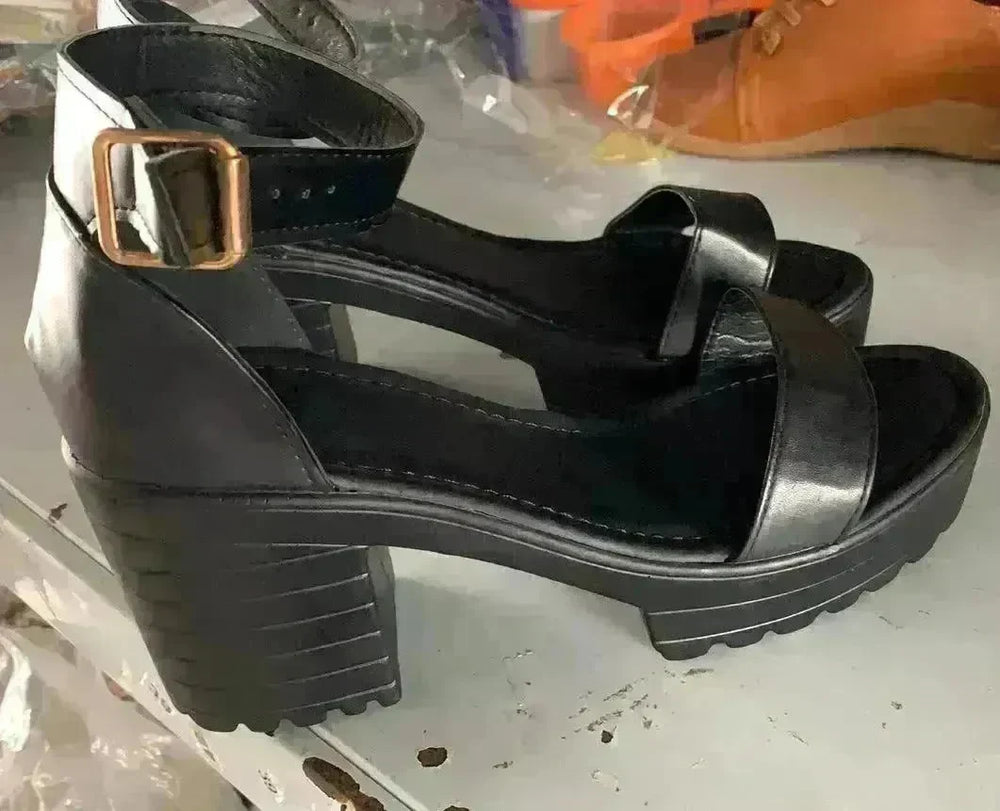 Women's Shoes Summer High Heels Fashion Large Size Sandals - EX-STOCK CANADA
