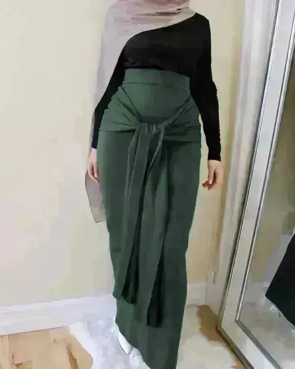 Women's Solid Color Arab Hip Skirt - EX-STOCK CANADA