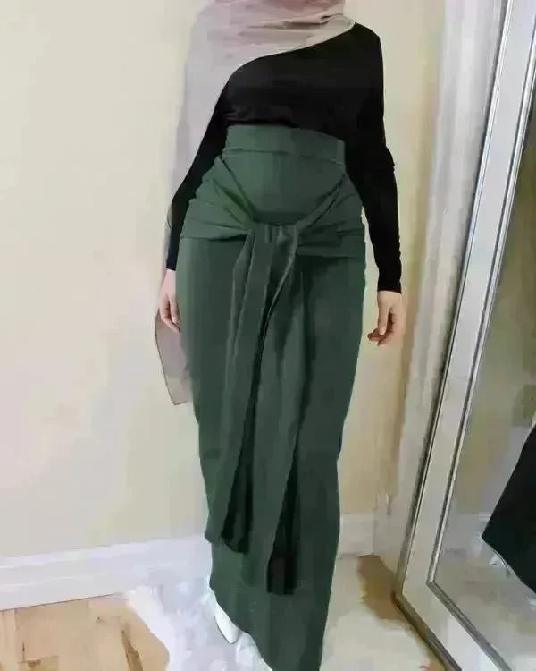Women's Solid Color Arab Hip Skirt - EX-STOCK CANADA