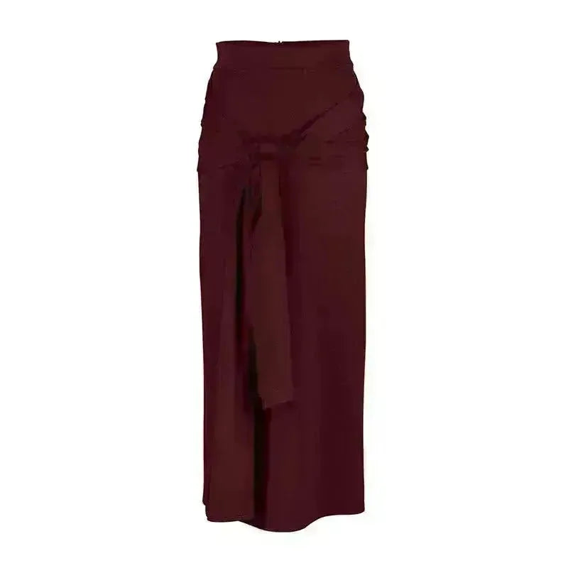 Women's Solid Color Arab Hip Skirt - EX-STOCK CANADA