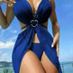 Women's Solid Color Split Swimsuit Three-piece Bikini - EX-STOCK CANADA