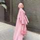 Women's Solid Color Two-piece Arab Suit - EX-STOCK CANADA