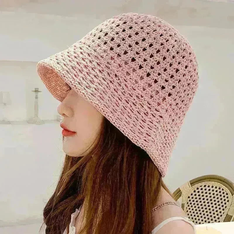Women's Spring And Summer Hollow Sun Protection Hat - EX-STOCK CANADA