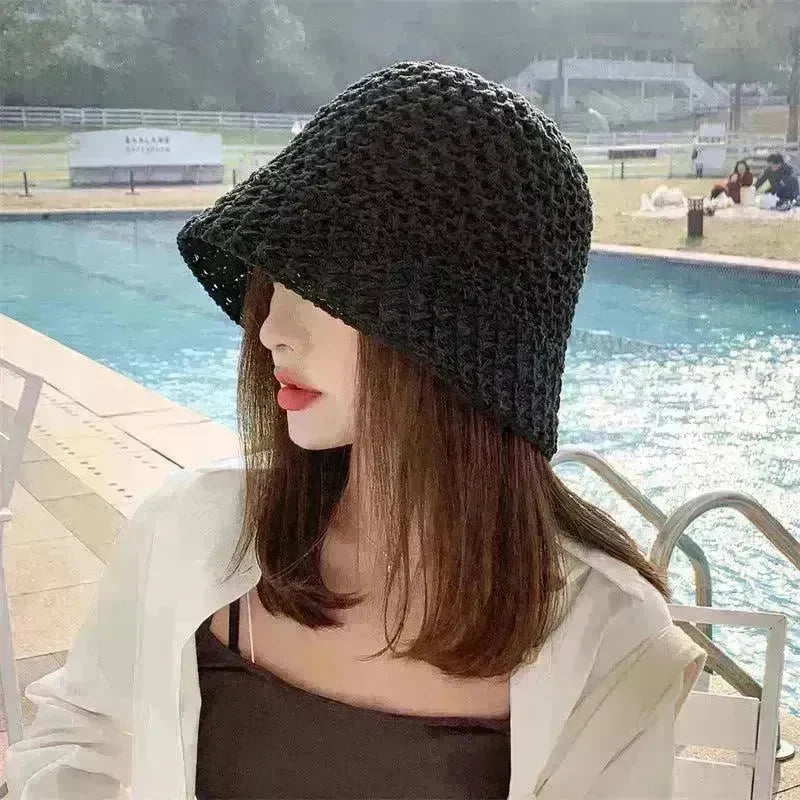 Women's Spring And Summer Hollow Sun Protection Hat - EX-STOCK CANADA