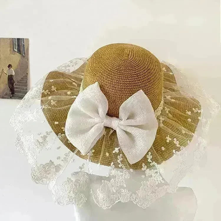 Women's Summer Bowknot Sun Hat - EX-STOCK CANADA