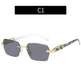 Women's Trimming Ocean Lens Rimless Sunglasses - EX-STOCK CANADA