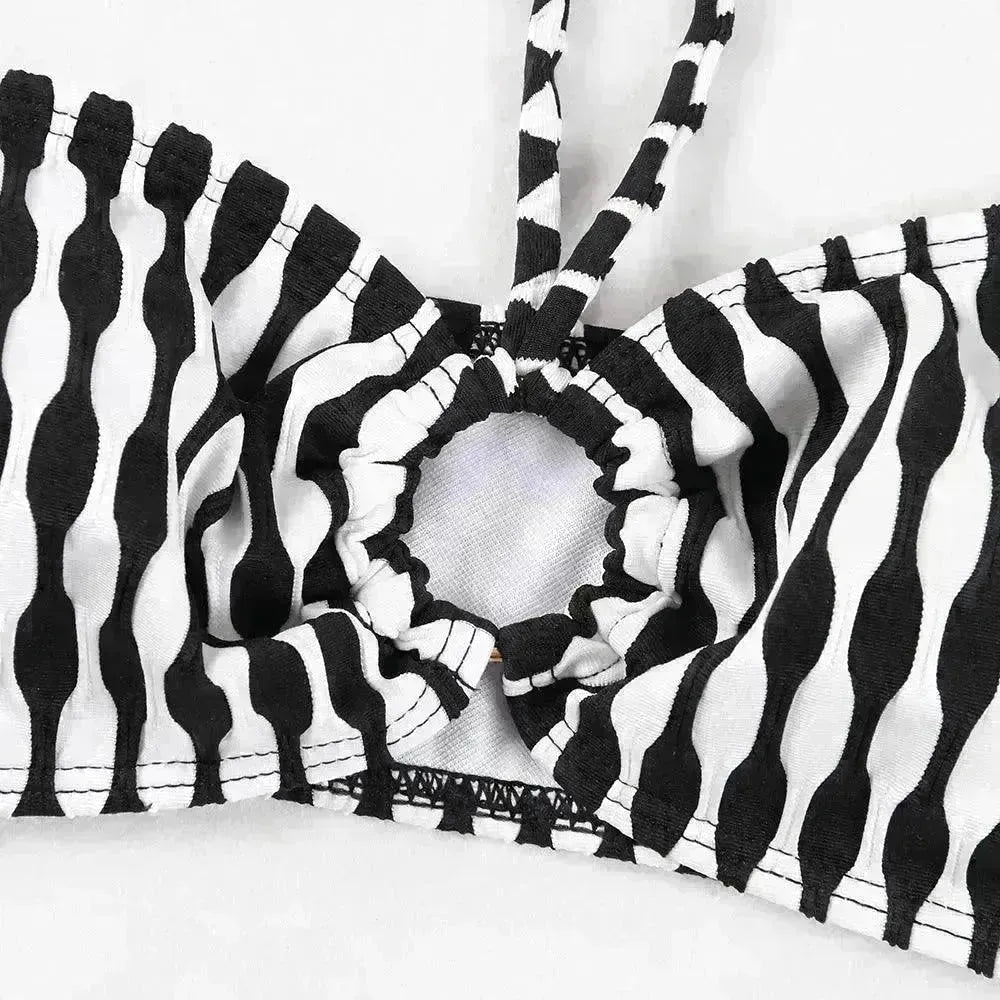 Women's Two-piece Swimsuit Bikini Tube Top Three-piece Suit - EX-STOCK CANADA