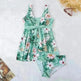 Women's V-neck Printed Split Bikini Swimsuit - EX-STOCK CANADA