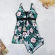 Women's V-neck Printed Split Bikini Swimsuit - EX-STOCK CANADA