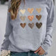 Women's Valentine's Day Printed Round Neck Sweater - EX-STOCK CANADA