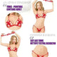 Women's valentine's day spandex lace Sexy lingerie - EX-STOCK CANADA