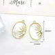 Women's White Shell Pendant Ear Rings - EX-STOCK CANADA