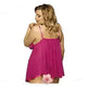 Women Sexy Lingerie Big Code Sleepwear Sleep dress - EX-STOCK CANADA