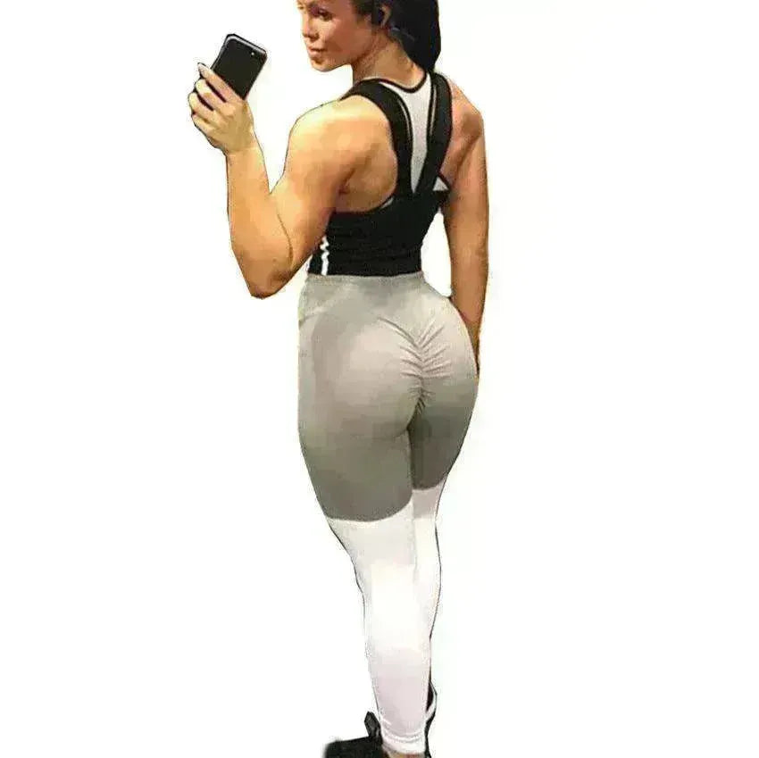 Yoga pants: High-elastic, contrast stitch, slim fit. - EX-STOCK CANADA