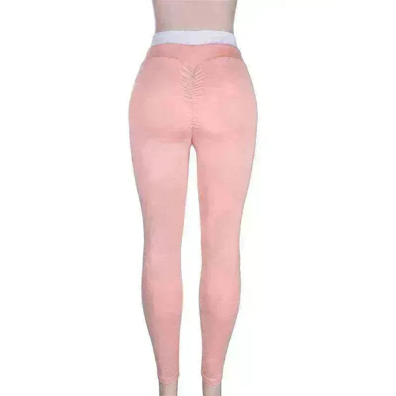 Yoga pants ladies sports leggings orange fitness pants - EX-STOCK CANADA