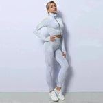 Yoga sets female sport gym suit - EX-STOCK CANADA