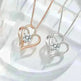 Zircon Double Love With Rhinestones Ins Personalized Heart-shaped Clavicle Chain Necklace - EX-STOCK CANADA