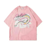 Zodiac Dragon Pattern Printing Short-sleeved - EX-STOCK CANADA