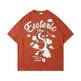 Zodiac Pattern Dragon Print Short Sleeve - EX-STOCK CANADA