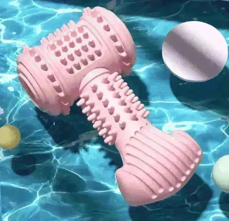 Dog Chew Toys: Teeth Cleaning, Indestructible TPR Bite Toys - EX-STOCK CANADA