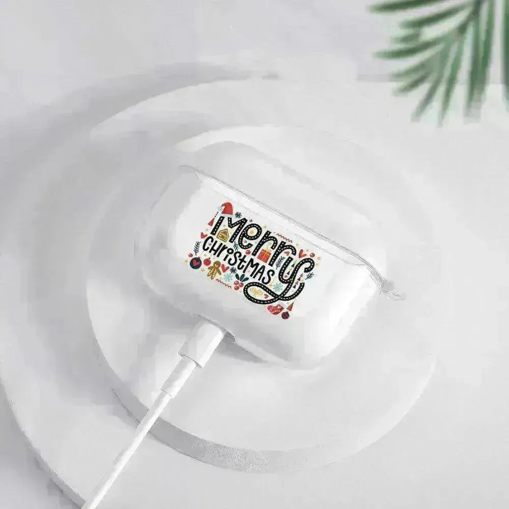 Custom Soft Silicone Transparent Air pods Pro Earphone Case Cover - EX-STOCK CANADA