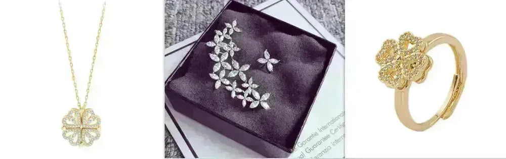 Explosive Style Detachable Deformed Four leaf Clover Women Necklace - EX-STOCK CANADA