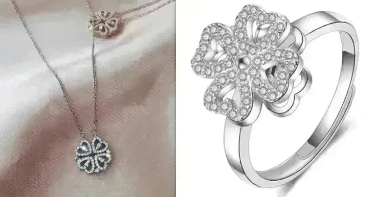 Explosive Style Detachable Deformed Four leaf Clover Women Necklace - EX-STOCK CANADA
