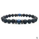 Personality Men's Black Volcanic Stone Bracelet - EX-STOCK CANADA