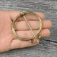 Viking Cowboy Badge Belt Buckle Collar Brooch - EX-STOCK CANADA