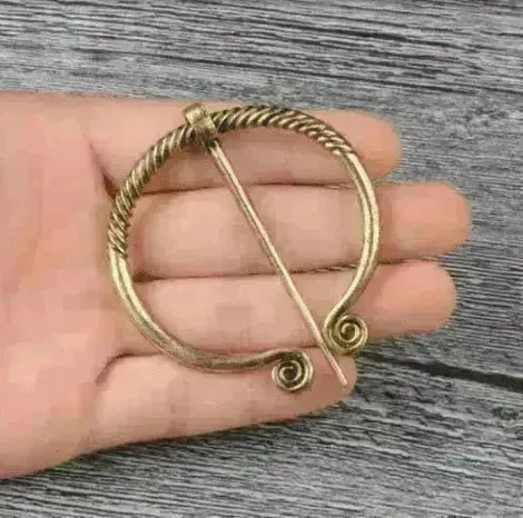 Viking Cowboy Badge Belt Buckle Collar Brooch - EX-STOCK CANADA